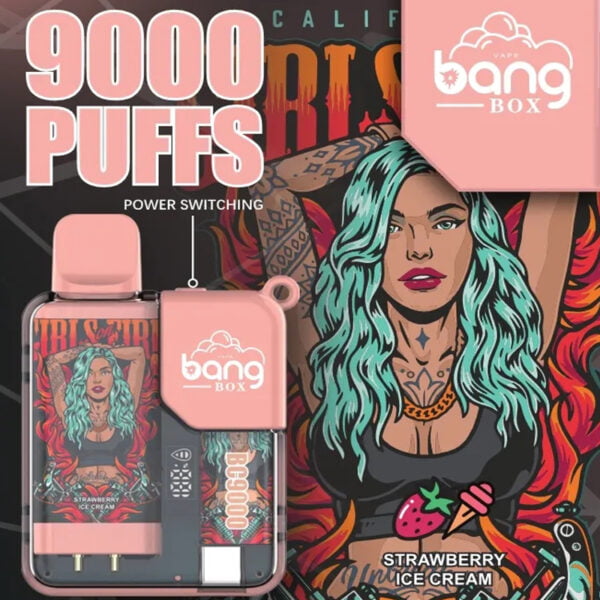 Bang Box 9000 Puffs 0% 2% 3% 5% Nicotine Rechargeable LED Pover Display Disposable Vape Wholesale - KeenVape - 6