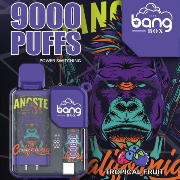 Bang Box 9000 Puffs 0% 2% 3% 5% Nicotine Rechargeable LED Pover Display Disposable Vape Wholesale - KeenVape - 3