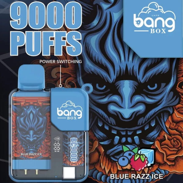 Bang Box 9000 Puffs 0% 2% 3% 5% Nicotine Rechargeable LED Pover Display Disposable Vape Wholesale - KeenVape - 4