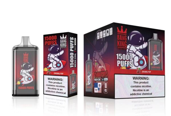 Bang King 15000 Puffs 0% 2% 3% 5% Nikotinový dobíjecí jednorázový vape velkoobchod – KeenVape – 11