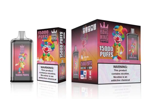 Bang King 15000 Puffs 0% 2% 3% 5% Nikotinová dobíjecí jednorázová vape velkoobchod – KeenVape – 4