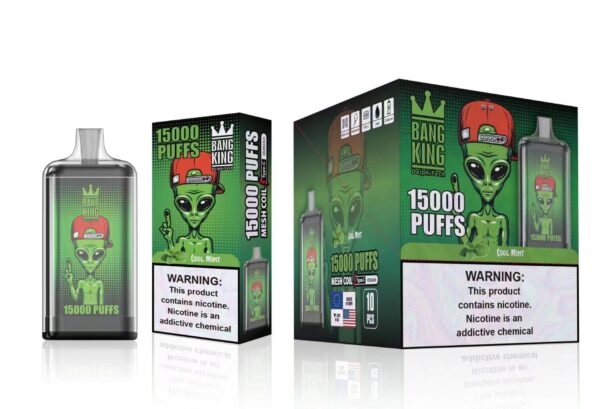 Bang King 15000 Puffs 0% 2% 3% 5% Nikotinová dobíjecí jednorázová vape velkoobchod – KeenVape – 6