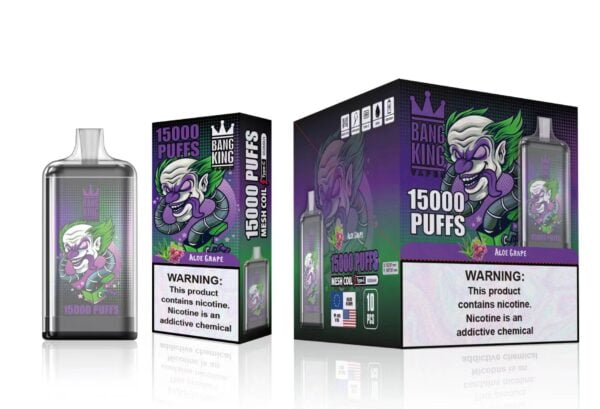 Bang King 15000 Puffs 0% 2% 3% 5% Nikotinový dobíjecí jednorázový vape velkoobchod – KeenVape – 9