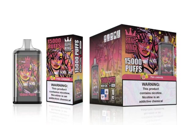 Bang King 15000 Puffs 0% 2% 3% 5% Nikotinová dobíjecí jednorázová vape velkoobchod – KeenVape – 10