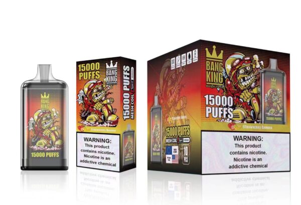 Bang King 15000 Puffs 0% 2% 3% 5% Nikotinový dobíjecí jednorázový vape velkoobchod – KeenVape – 15