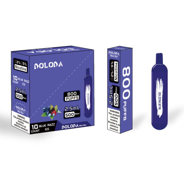 DOLODA Mini bar 800 Puffs 2% Nicotine Rechargeable Disposable E-Cigarettes Vape Wholesale - KeenVape - 4