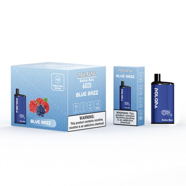 DOLODA Extra Box 6000 Puffs 2% 5% Nikotiini laetav ühekordne vape hulgimüük – KeenVape – 9