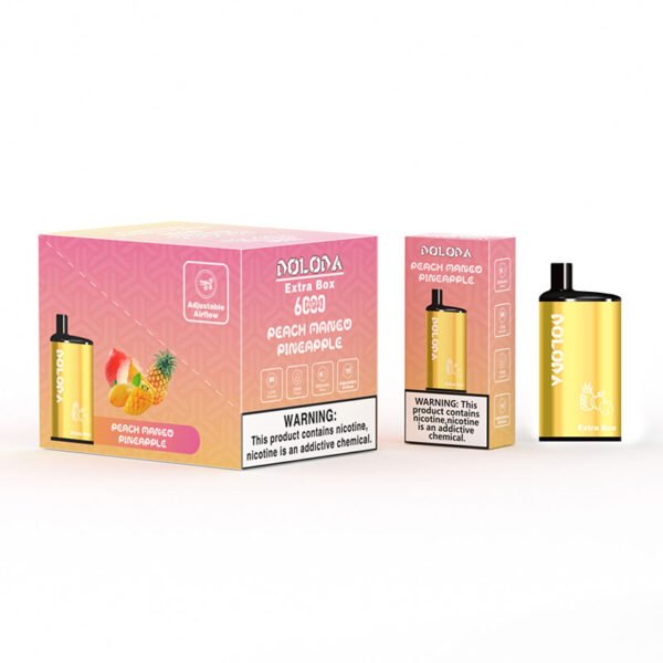 DOLODA Extra Box 6000 Puffs 2% 5% Nikotiini laetav ühekordne vape hulgimüük – KeenVape – 6