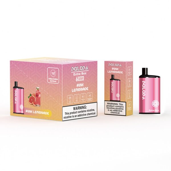 DOLODA Extra Box 6000 Puffs 2% 5% Nikotiini laetav ühekordne vape hulgimüük – KeenVape – 5