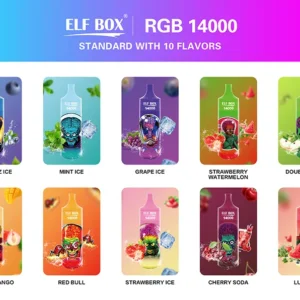 ELF BOX RGB14000 Puffs 0% 2% 3% 5% Nicotine Rechargeable Disposable Vape Wholesale - KeenVape - 10