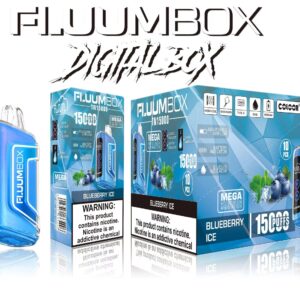 FluuM Digital Box TN 15000 šluky 0% 2% 3% 5% Nikotinová dobíjecí jednorázová vape pera Pods e-cigarety velkoobchod – KeenVape – 16