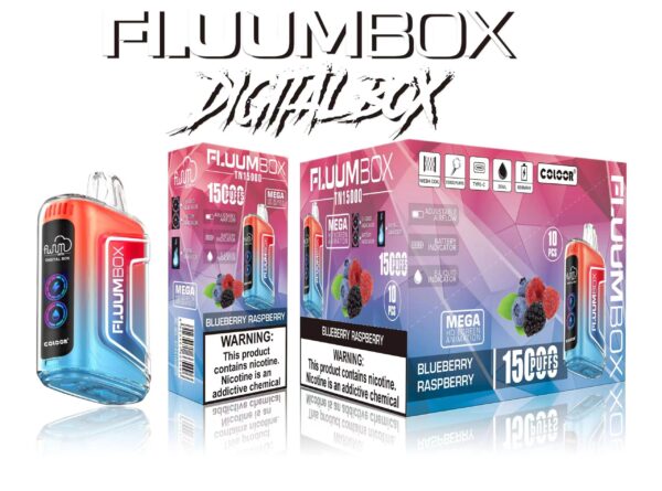 FluuM Digital Box TN 15000 Puffs 0% 2% 3% 5% Nikotinová dobíjecí jednorázová vape pera Pods e-cigarety velkoobchod – KeenVape – 8