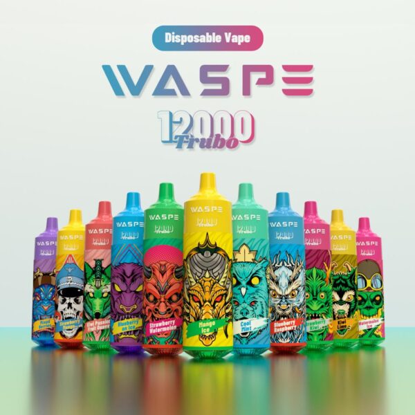 WASPE 12000 PUFFS 0% 2% 3% 5% Nikotinová jednorázová vape velkoobchod – KeenVape – 1