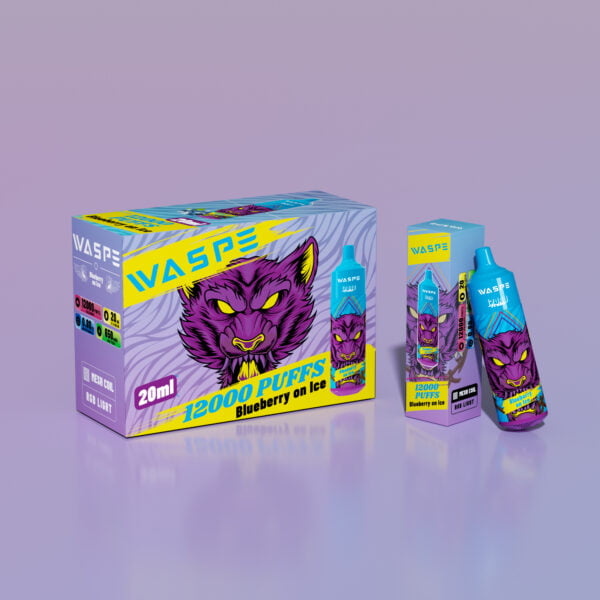 WASPE 12000 PUFFS 0% 2% 3% 5% Nikotinová jednorázová vape velkoobchod - KeenVape - 12