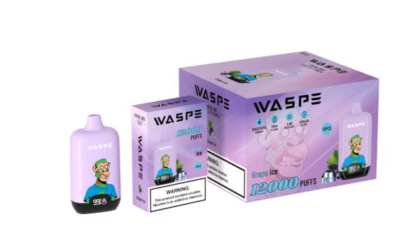WASPE 12000 PUFFS Digital Box 0% 2% 3% 5% Nikotinový jednorázový vape velkoobchod – KeenVape – 9