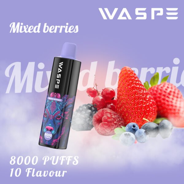 WASPE 8000 PUFFS 0% 2% 3% 5% Nicotine Disposable Vape Wholesale - KeenVape - 8