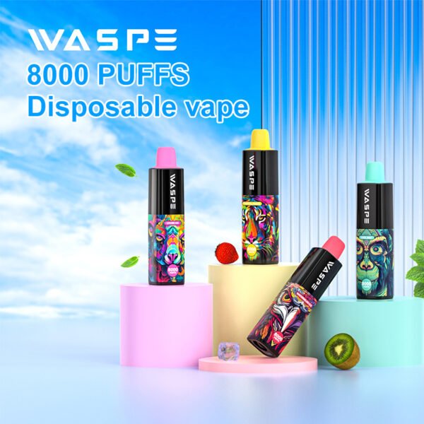 WASPE 8000 PUFFS 0% 2% 3% 5% Nicotine Disposable Vape Wholesale - KeenVape - 1