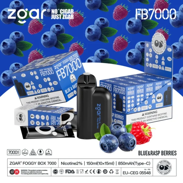 ZGAR FOGGY BOX 7000 Rookwolken 2% Nicotine Oplaadbare Wegwerp Vape Groothandel - KeenVape - 12