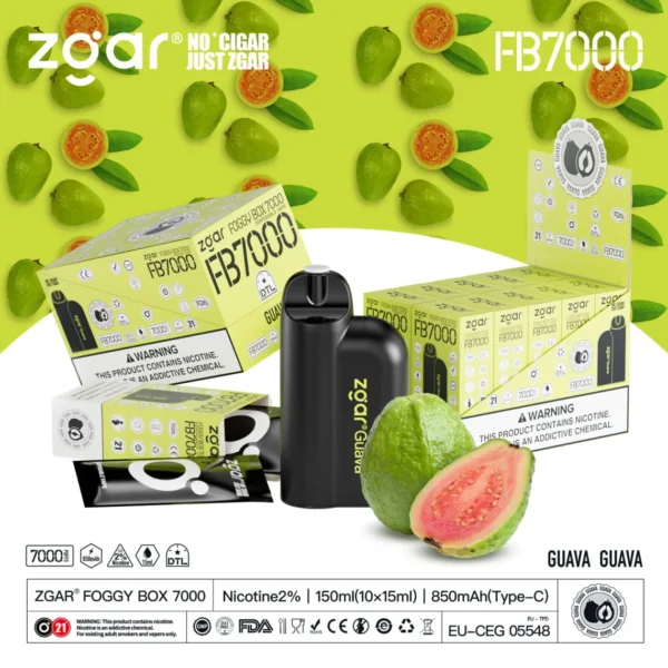 ZGAR FOGGY BOX 7000 Rookwolken 2% Nicotine Oplaadbare Wegwerp Vape Groothandel - KeenVape - 16