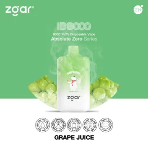 ZGAR ICE BOX 8000 Puffs 2% Nikotinový dobíjecí jednorázový vape velkoobchod – KeenVape – 15