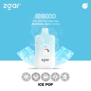 ZGAR ICE BOX 8000 Puffs 2% Nikotinový dobíjecí jednorázový vape velkoobchod – KeenVape – 17