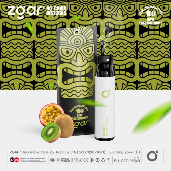 ZGAR ZG25 3000 vpihov 5% Nikotinska kapsula za enkratno uporabo za ponovno polnjenje na debelo - KeenVape - 11