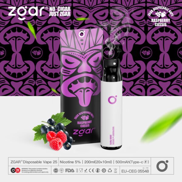 ZGAR ZG25 3000 vpihov 5% Nikotinska kapsula za enkratno uporabo za ponovno polnjenje na debelo - KeenVape - 4