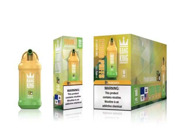 Bang King 12000 Puffs 0% 2% 3% 5% Nicotina Reîncărcabil Vape de unică folosință En-gros - KeenVape - 18