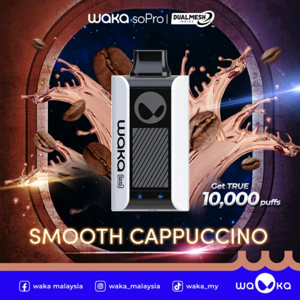 WAKA soPro PA10000 18mg/ml Nicotine Disposable Vape - 10000 Puffs Wholesale - KeenVape - 6