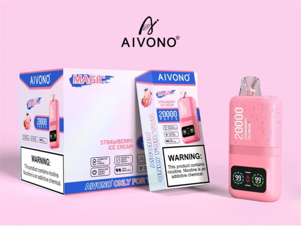 AIVONO 20000 Puffs Dual Mesh 0% 2% 3% 5% Low Nicotine Rechargeable Disposable Vapes Pen Bulk Buy Wholesale - KeenVape - 2
