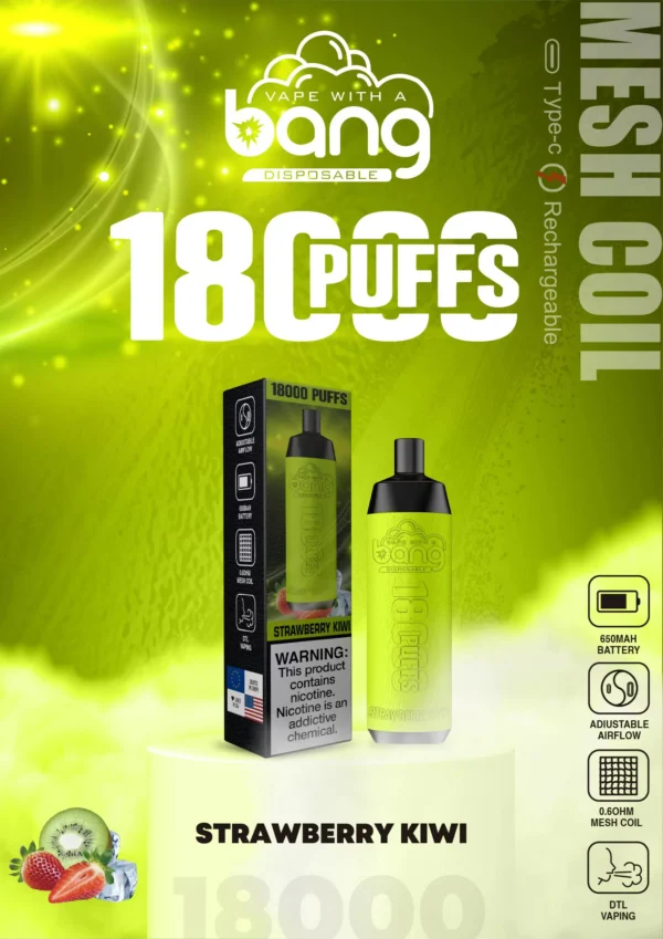 Bang Crown Bar 18000 Puffs 0% 2% 3% 5% Caneta Vapes descartáveis ​​recarregáveis ​​com baixa nicotina em massa Compre no atacado - KeenVape - 7