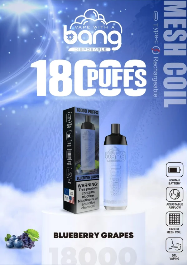 Bang Crown Bar 18000 Puffs 0% 2% 3% 5% Caneta Vapes descartáveis ​​recarregáveis ​​com baixa nicotina em massa Compre no atacado - KeenVape - 16