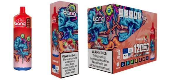 Bang 12000 Puffs 0% 2% 3% 5% Caneta Vapes descartáveis ​​recarregáveis ​​com baixa nicotina em massa Compre no atacado - KeenVape - 2