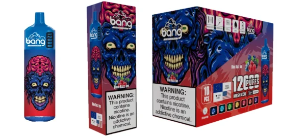 Bang 12000 Puffs 0% 2% 3% 5% Caneta Vapes Descartável Recarregável com Baixa Nicotina em Massa Comprar Atacado - KeenVape - 12