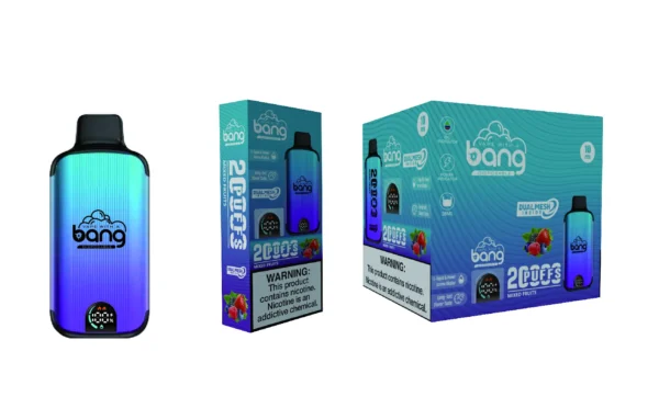 Bang Vape 20000 Puffs Dual Mesh 0% 2% 3% 5% Display LED com baixo teor de nicotina Recarregável em massa Compre Caneta Vape Descartável Atacado - KeenVape - 11