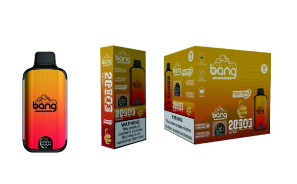 Bang Vape 20000 Puffs Dual Mesh 0% 2% 3% 5% Display LED com baixo teor de nicotina Recarregável em massa Compre Caneta Vape Descartável Atacado - KeenVape - 12