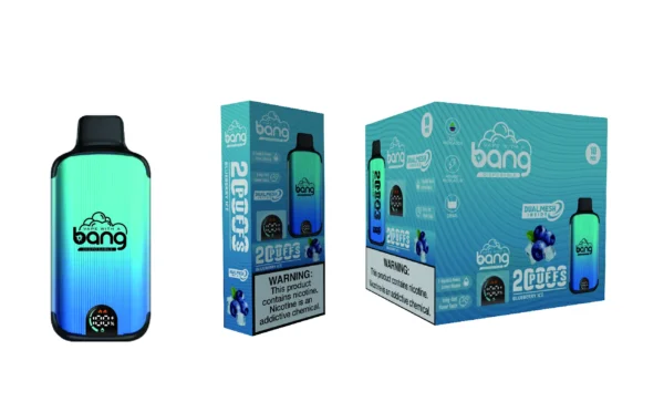 Bang Vape 20000 Puffs Dual Mesh 0% 2% 3% 5% Display LED com baixo teor de nicotina Recarregável em massa Compre Caneta Vape Descartável Atacado - KeenVape - 2