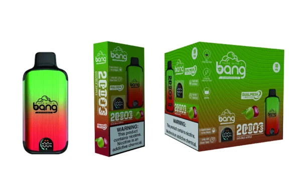 Bang Vape 20000 Puffs Dual Mesh 0% 2% 3% 5% Display LED com baixo teor de nicotina Recarregável em massa Compre Caneta Vape Descartável Atacado - KeenVape - 8