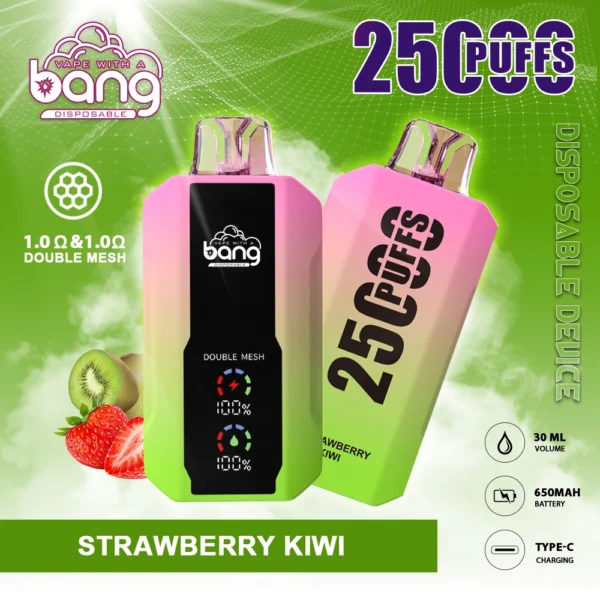 Bang 25000 Puffs 0% 2% 3% 5% Caneta Vapes descartáveis ​​recarregáveis ​​com baixa nicotina em massa Compre no atacado - KeenVape - 8