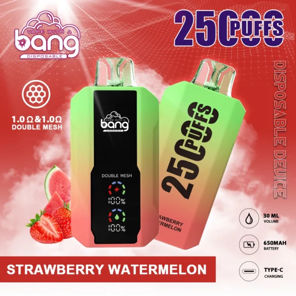 Bang 25000 Puffs 0% 2% 3% 5% Caneta Vapes Descartável Recarregável com Baixa Nicotina em Massa Compre no Atacado - KeenVape - 9