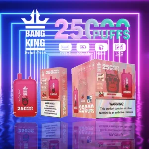 Bang King 25000 Puffs Dual Pods 0% 2% 3% 5% Caneta Vapes descartáveis ​​recarregáveis ​​com baixo teor de nicotina em massa Compre no atacado - KeenVape - 10