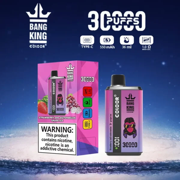 Bang King 30000 Puffs Sabor Duplo 0% 2% 3% 5% Caneta Vapes Descartáveis ​​Recarregáveis ​​com Baixa Nicotina em Massa Compre Atacado - KeenVape - 11