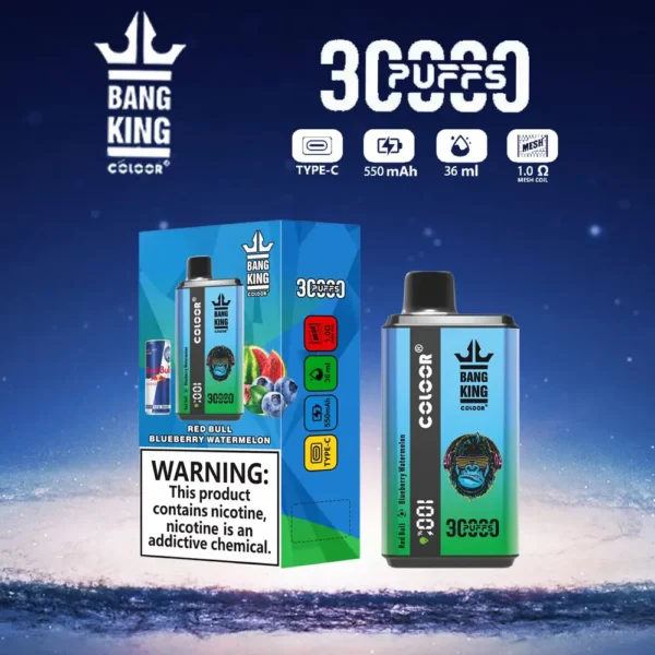 Bang King 30000 Puffs Sabor Duplo 0% 2% 3% 5% Caneta Vapes Descartáveis ​​Recarregáveis ​​com Baixa Nicotina em Massa Compre no Atacado - KeenVape - 2