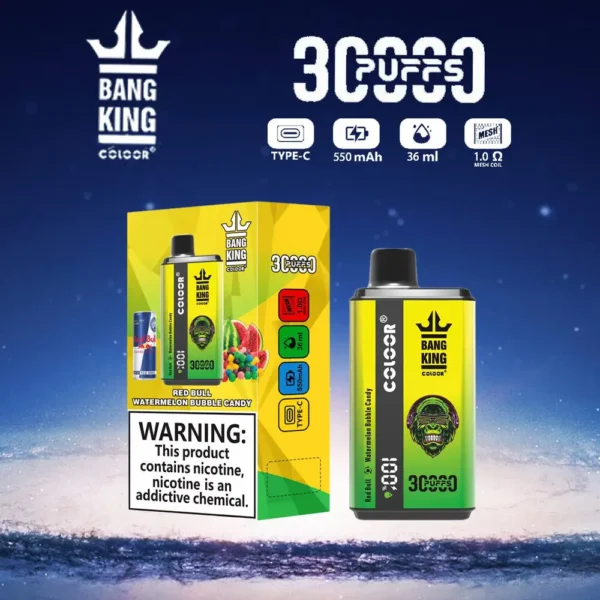 Bang King 30000 Puffs Sabor Duplo 0% 2% 3% 5% Caneta Vapes Descartáveis ​​Recarregáveis ​​com Baixa Nicotina em Massa Compre no Atacado - KeenVape - 3