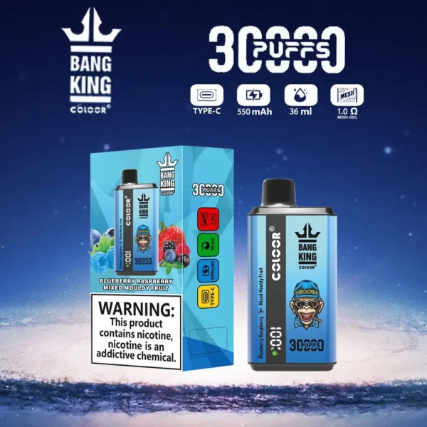 Bang King 30000 Puffs Sabor Duplo 0% 2% 3% 5% Caneta Vapes Descartáveis ​​Recarregáveis ​​com Baixa Nicotina em Massa Compre no Atacado - KeenVape - 4