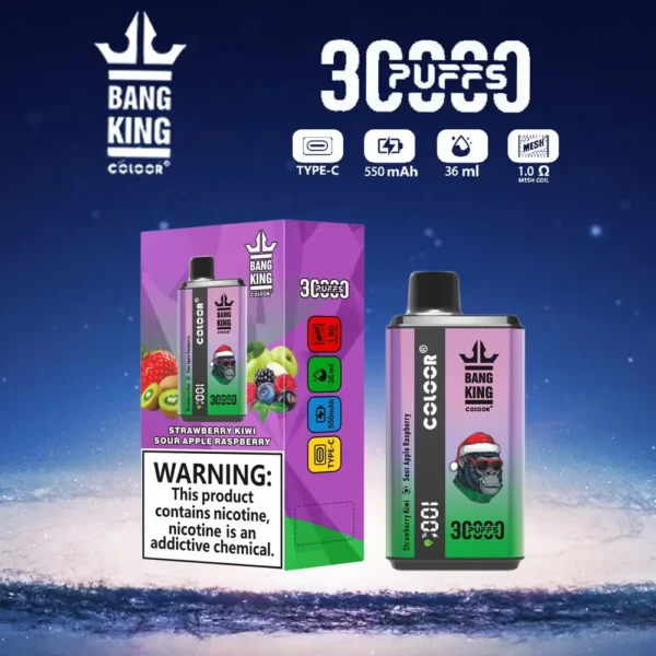 Bang King 30000 Puffs Sabor Duplo 0% 2% 3% 5% Caneta Vapes Descartáveis ​​Recarregáveis ​​com Baixa Nicotina em Massa Compre no Atacado - KeenVape - 5