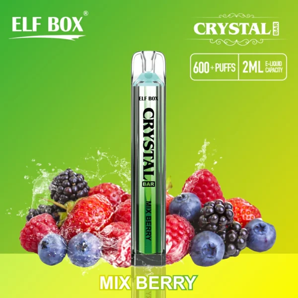 ELF BOX CRYSTAL BAR 600 Puffs 0% 2% 5% Nikotin Újratölthető Eldobható Vape Tömeges Vásárlás Nagyker - KeenVape - 8