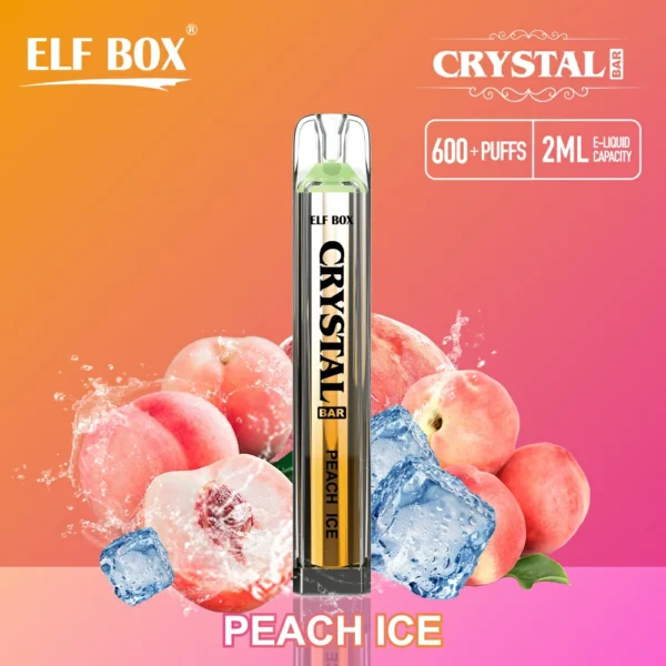 ELF BOX CRYSTAL BAR 600 Puffs 0% 2% 5% Nikotin Újratölthető Eldobható Vape Tömeges Vásárlás Nagyker - KeenVape - 9