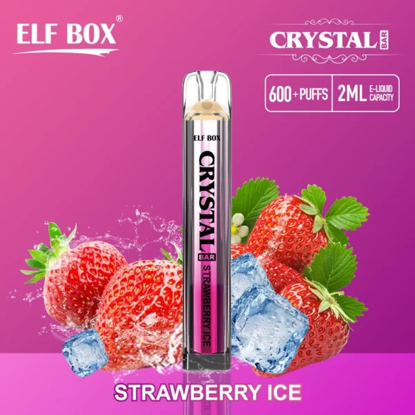 ELF BOX CRYSTAL BAR 600 Puffs 0% 2% 5% Nikotin Újratölthető Eldobható Vape Tömeges Vásárlás Nagyker - KeenVape - 10