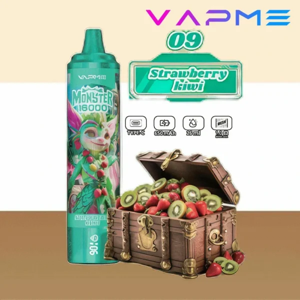 Vapme Monster 16000 Puffs 2% 5% Nicotine Rechargeable Disposable Vapes Bulk buy Wholesale - KeenVape - 3